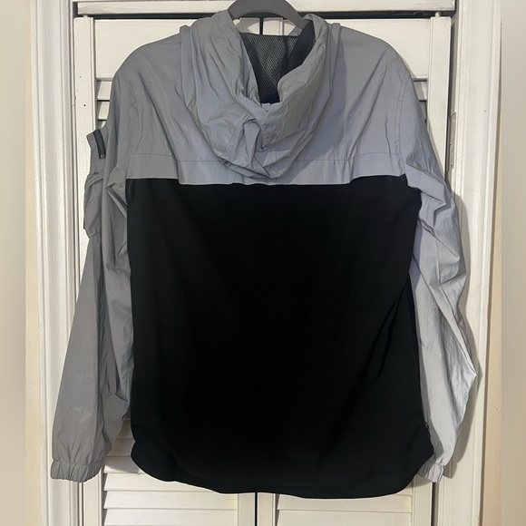 Life Code Jacket Utility Pullover Windbreaker - Silver (REFLECTIVE) - Picture 10 of 13